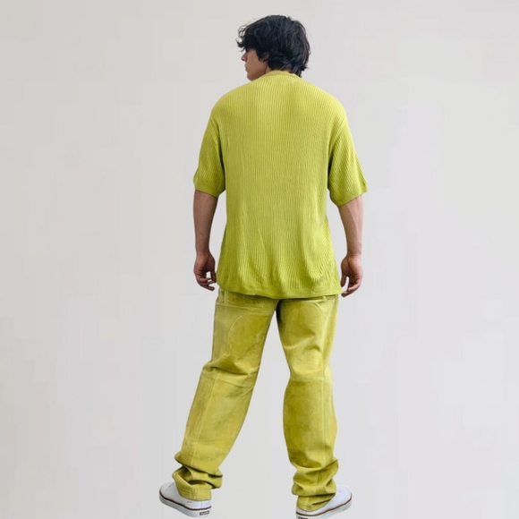 Men's Davoucci Avocado Suede Sweater or Pants NWT - Picture 5 of 7